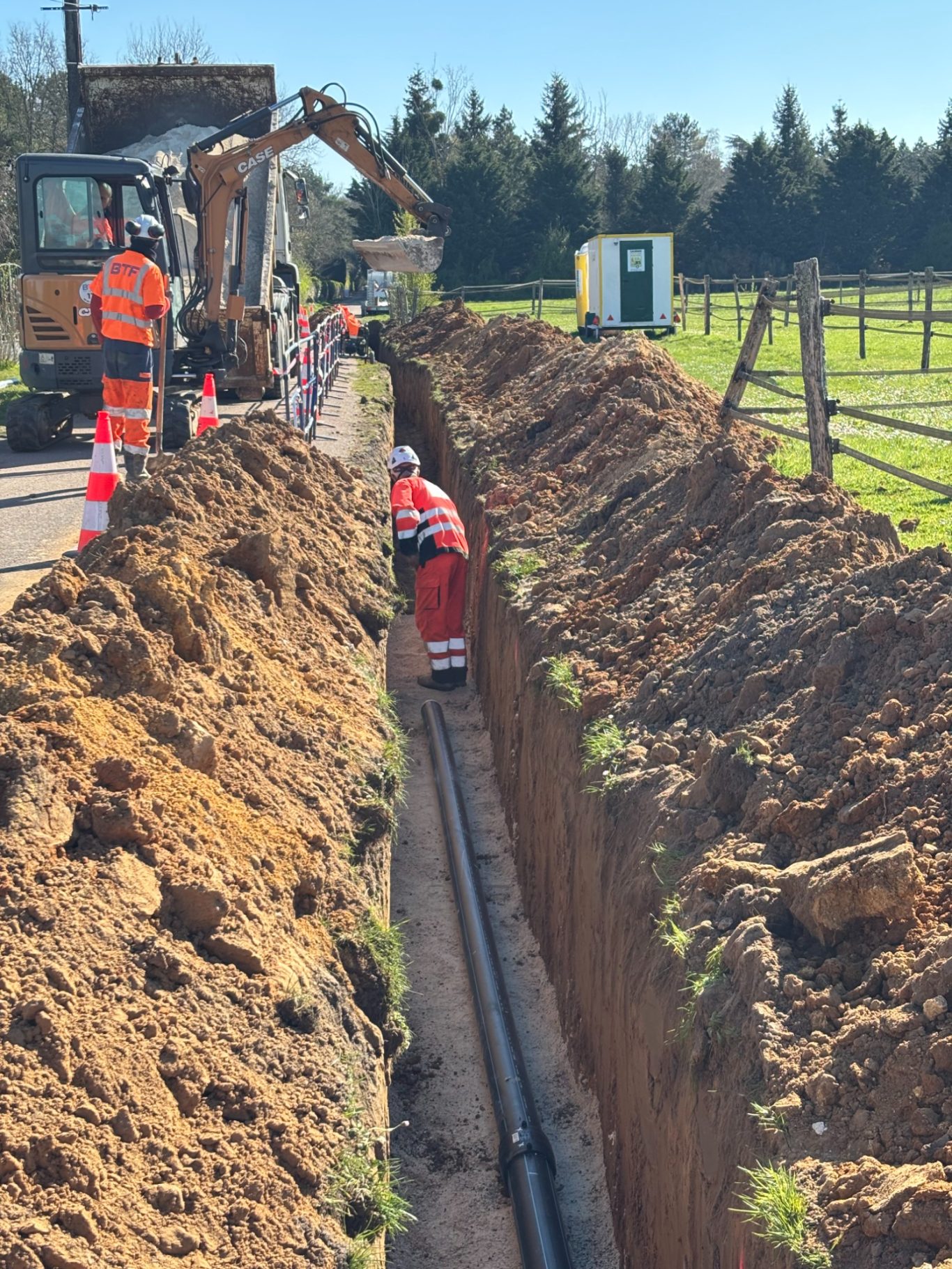 Chantier-renouvellement-conduite-eau-potable-Recloses