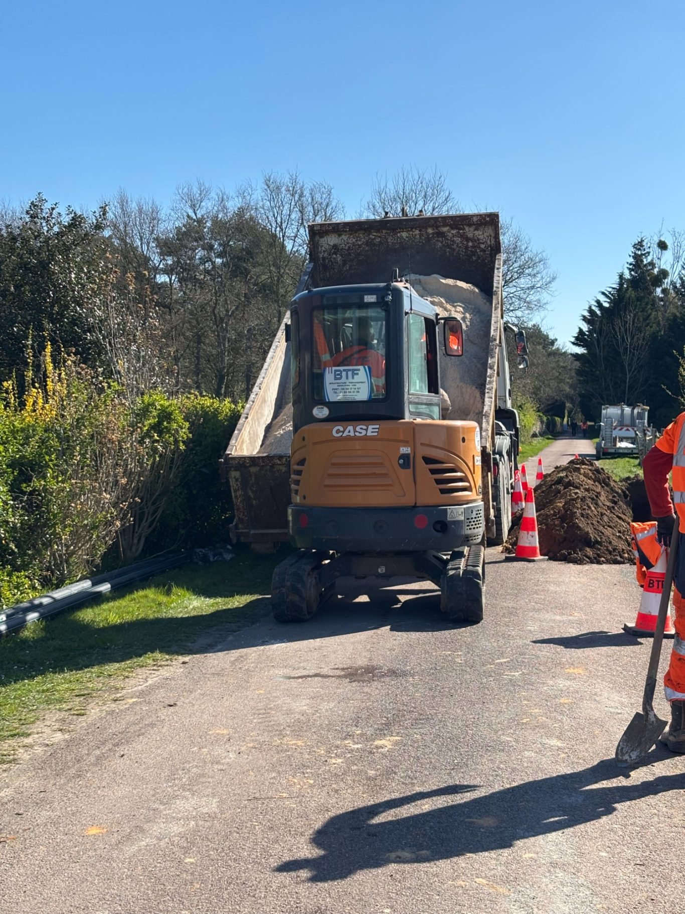 Chantier-renouvellement-conduite-eau-potable-Recloses
